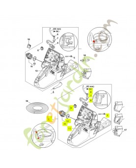 Carter de reservoir 1144-350-0801 - Pièce détachée Stihl / Vicking