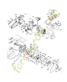 Ressort coudé stihl réf. 0000-998-0402