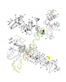 Vis cylindrique IS-P4x14 stihl réf. 9074-478-3005