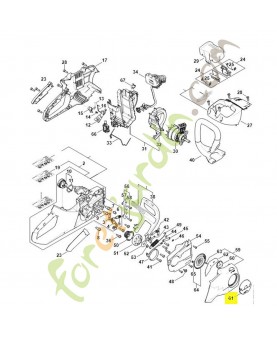 Vis à ailettes Stihl ref. 1121-660-1000