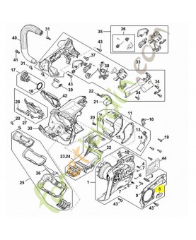 Bande de glissement Stihl Réf 1123-648-6600