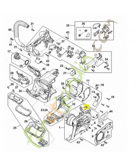 Vis cylindrique is m4 x 12 stihl réf : 9022-313-0660