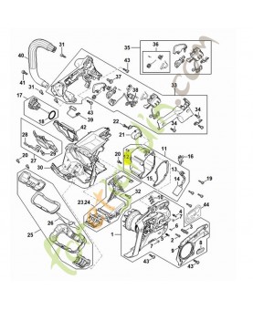 Soupape Stihl ref. 1128-640-9100