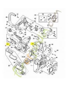 Vis cylindrique is m4 x 12 stihl réf : 9022-313-0660