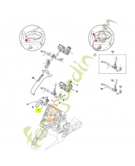 Manette des gaz 1144-182-1000- Pièce de détachée Sithl / Vicking