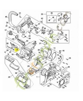 Vis parker is p6 x 19 Stihl ref. 9074-478-4425 Remplace référence 9074-478-4435