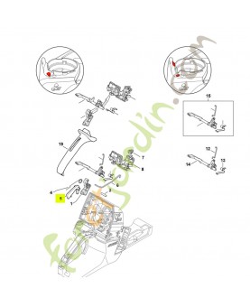 Levier d'arret Stihl  Ref : 1141-182-0800