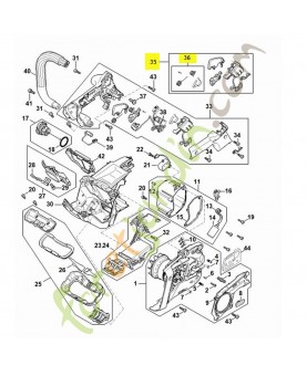 Jeu de pièces gâchette de commande