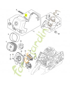 Poussoir 1144-141-4000. Pièce de rechange Sithl