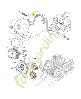 Deflecteur d'air 1144-141-6300 - Pièce de détachée Sithl / Vicking