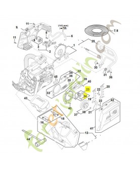 Tendeur de chaîne MA01-660-0700. Pièce détachée Stihl / Vicking