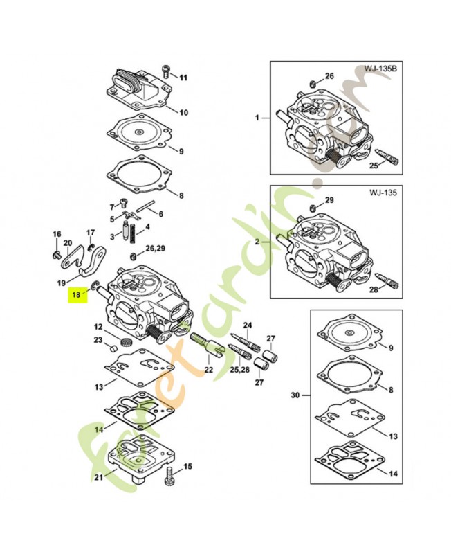 Circlips 1117-122-9000 - Pièce de détachée Sithl / Vicking
