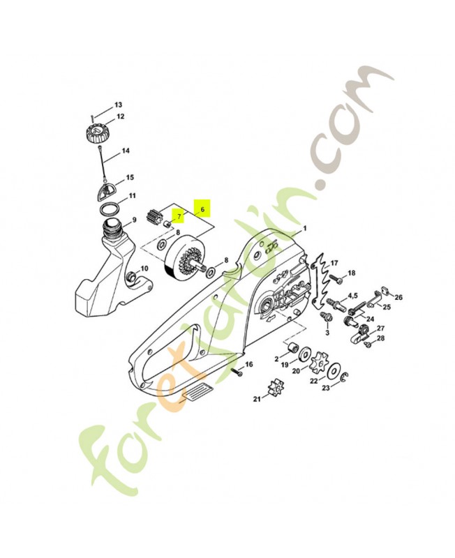 pignon 1208-640-7551- Pièce de détachée Sithl