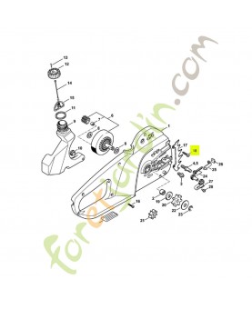 Vis cylindrique is p 5x20 9074-478-4135. Pièce de rechange Sithl / Vicking