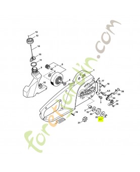Circlips 8 x 1,3 9460-624-0801- Pièce détachée Stihl