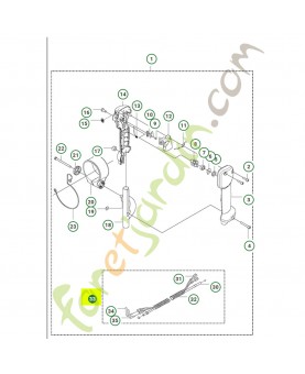 câblage 575993801- Pièce de détachée Husqvarna