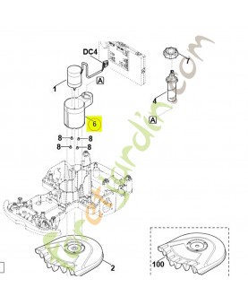 Dispositif d'ajustage 6301-763-4200 - Pièce détachée Stihl / Vicking