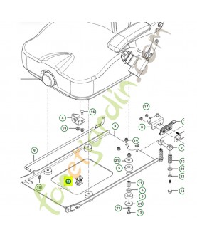 Interrupteur de securite siege -532192749 Pièce de détachée Husqvarna