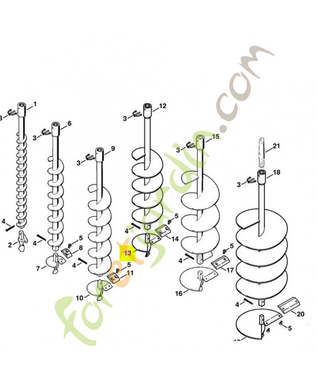 Porte-lame pour d 120 4404-680-3053- Pièce détachée Stihl / Vicking Porte-lame pour d 120 4404-680-3053- Pièce détachée Stihl / Vicking
