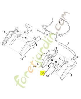 Câble 6340-700-7505 - Pièce détachée Stihl / Vicking