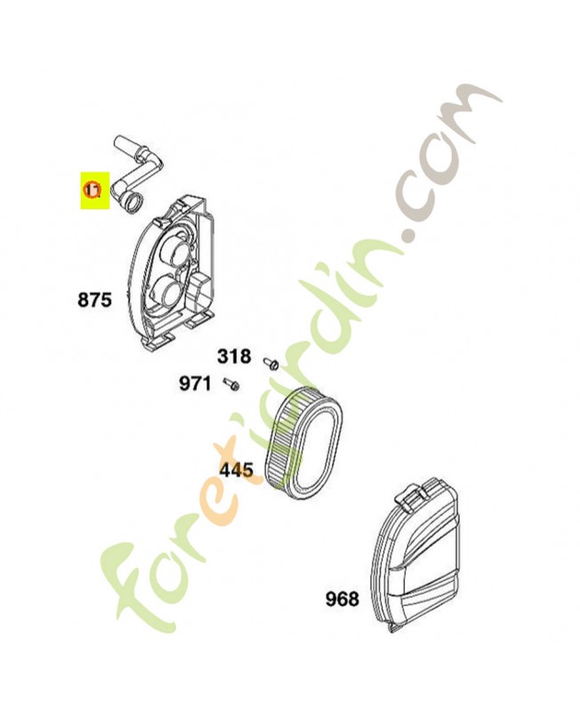 Tube, reniflard 0003-000-3448- Pièce détachée pour moteur thermique Briggs et Straton