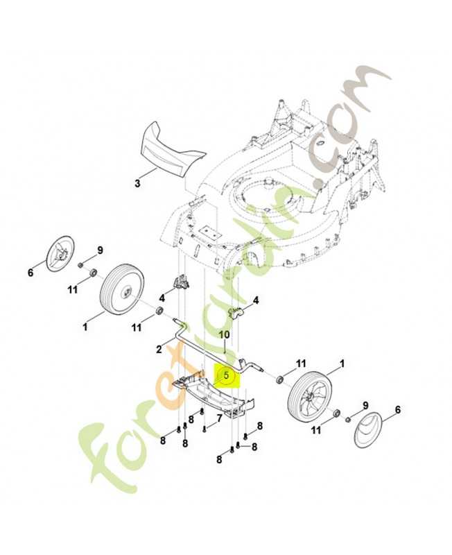 Recouvrement 6374-706-0720 - Pièce détachée Stihl