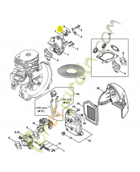 Levier 4148-182-2800 - Pièce de détachée Sithl / Vicking