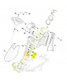 Vis taraud m8x35 9039-488-1846- Pièce de détachée Sithl / Vicking