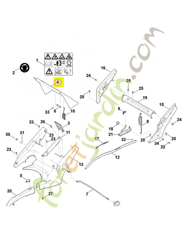 Volet 6375-700-2790 - Pièce de détachée Sithl / Vicking