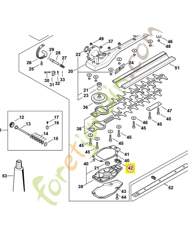 Joint 4243-649-0301 - Pièce détachée Stihl