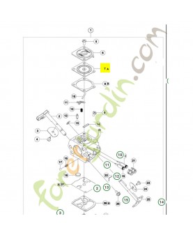 Membrane 504113501 - Pièce détachée Husqvarna