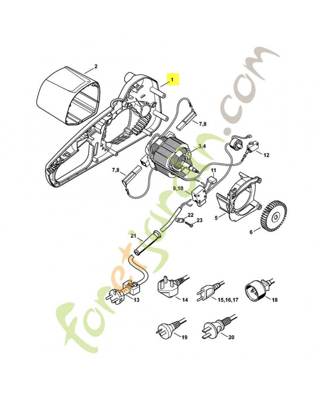 Carter moteur 1208-602-1202- Pièce de détachée Sithl