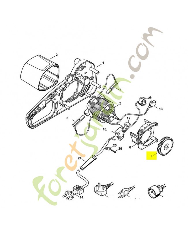 Ventilateur 1208-086-0500- Pièce de détachée Sithl