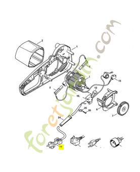 cable electrique 1208-440-2006- Pièce de détachée Sithl / Vicking