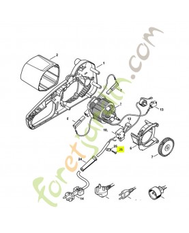 Vis parker p4x19 9074-478-3075- Pièce de détachée Sithl / Vicking