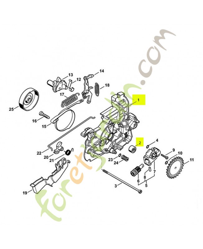 Carter de reducteur 1208-640-0506 - Pièce de détachée Sithl / Vicking
