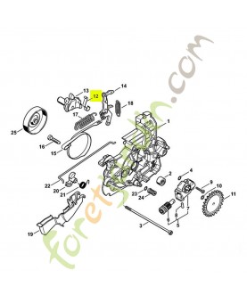 Ressort a lame 1123-162-7800. Pièce de rechange Sithl / Vicking
