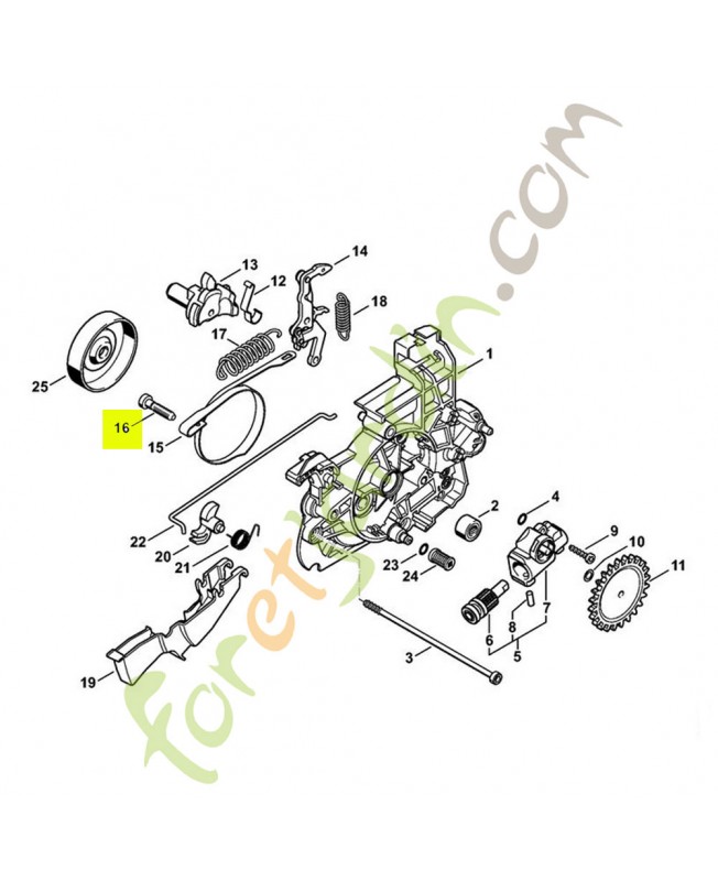 Vis cylindrique isp 6x26.5 9074-478-4545- Pièce de détachée Sithl