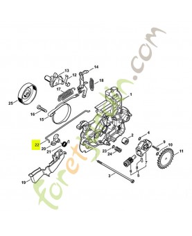 Tringlerie de frein 1208-162-1500- Pièce de détachée Sithl / Vicking