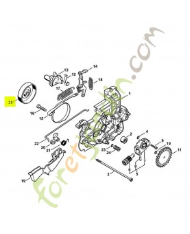 Tambour de frein 1208-160-2400 - Pièce de détachée Sithl / Vicking