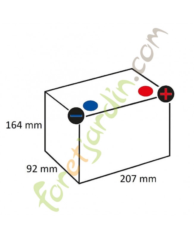 Batterie 12V 20Ah 260A référence 520012026I314PS  Varta