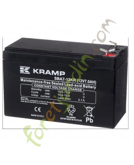 Batterie 12V 7Ah Kramp réf. SBA712KR