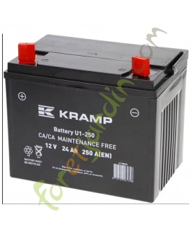 Batterie 12V 24Ah 250A Kramp référence U19BKR