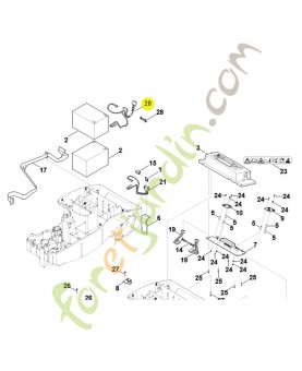 Faisceau cables batterie 6300-440-3010- Pièce de détachée Sithl / Vicking