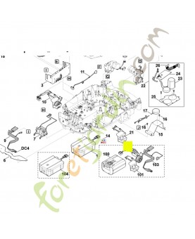 Cable contact batterie 6309-440-0320- Pièce de détachée Sithl / Vicking