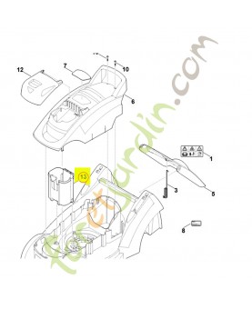 Support de batterie 6320-403-0400 - Pièce de détachée Sithl / Vicking