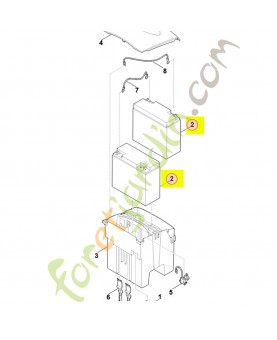 Batterie 12v/20 ah mi 555