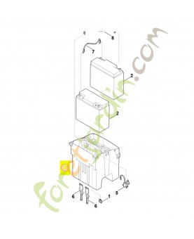 Support de batterie 6385-403-0100- Pièce de détachée Sithl / Vicking