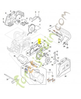 Levier stihl ref. 1121-160-5000