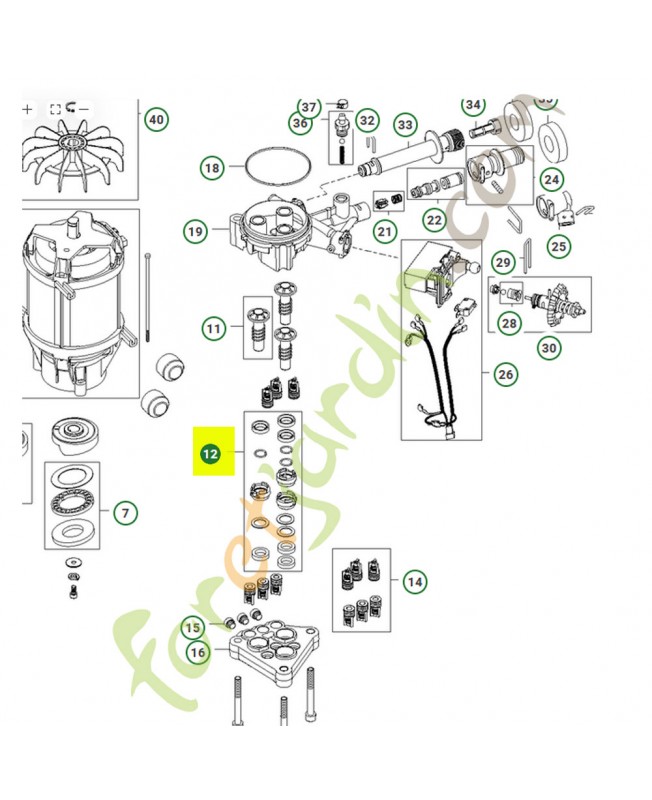kit d'étanchéité 592617690- Pièce de détachée Husqvarna